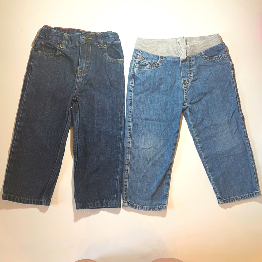 2 Pairs of Jeans Carters 24 Month Old